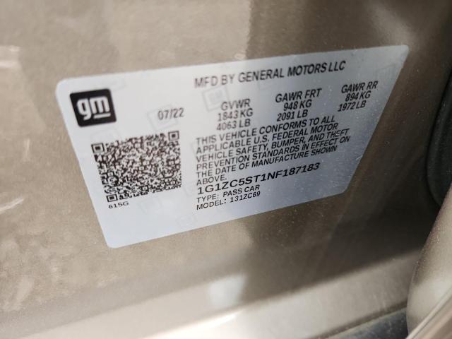 2022 CHEVROLET MALIBU LS #3246763840