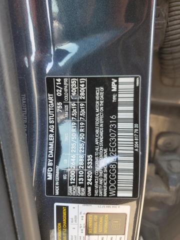 2014 MERCEDES-BENZ GLK 350 4MATIC - WDCGG8JB2EG307316