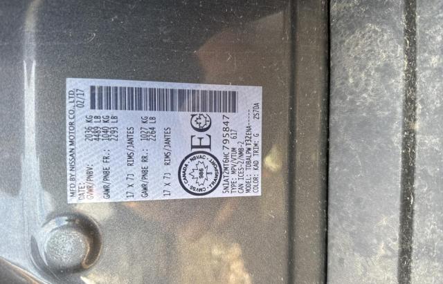 2017 NISSAN ROGUE S - 5N1AT2MT6HC795847