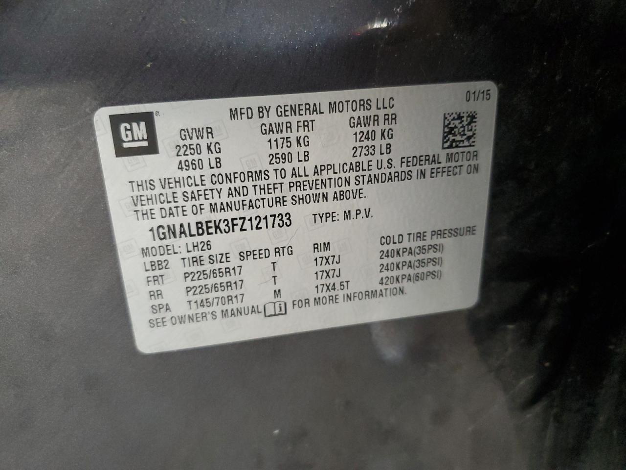 CHEVROLET EQUINOX LT