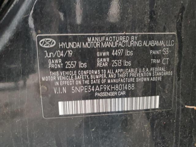 2019 HYUNDAI SONATA LIM - 5NPE34AF9KH801488