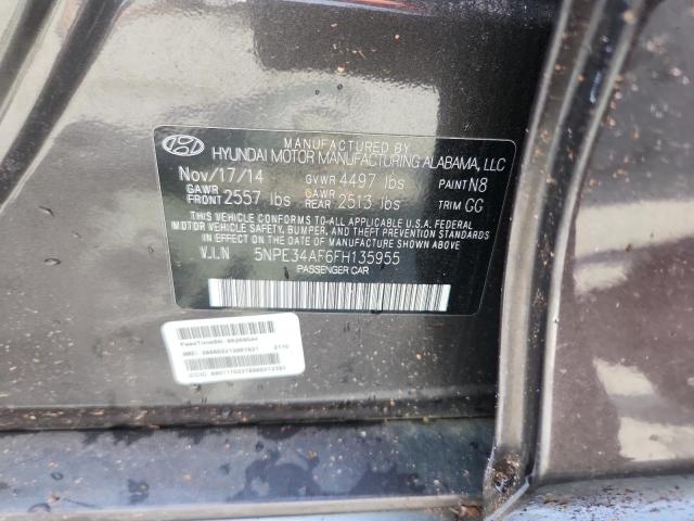 2015 HYUNDAI SONATA SPO - 5NPE34AF6FH135955