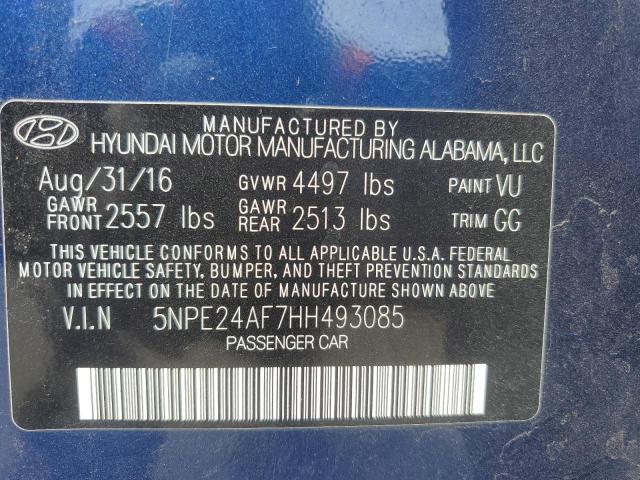 2017 HYUNDAI SONATA SE 5NPE24AF7HH493085