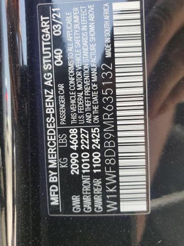 2021 MERCEDES-BENZ C 300 W1KWF8DB9MR635132