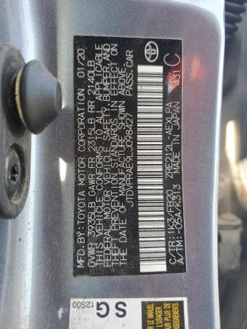 2020 TOYOTA COROLLA LE - JTDVPRAE9LJ098427