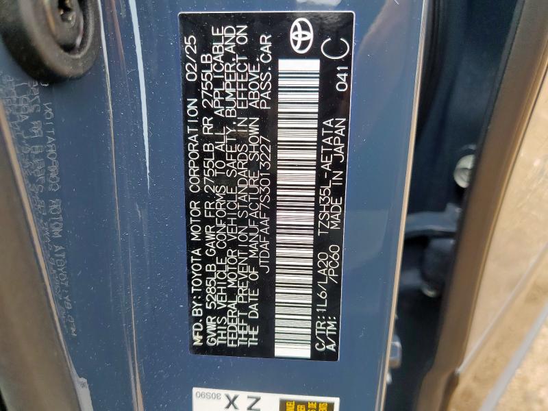 2025 TOYOTA CROWN PLAT JTDAFAAF7S3013227