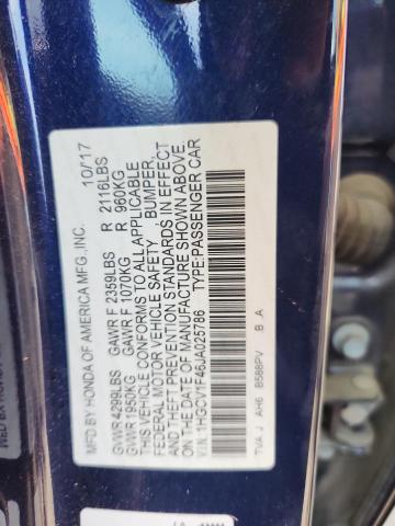 2018 HONDA ACCORD EX - 1HGCV1F46JA025786