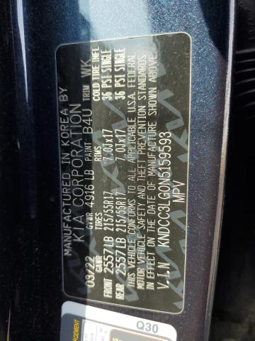 2022 KIA NIRO S KNDCC3LG0N5159593