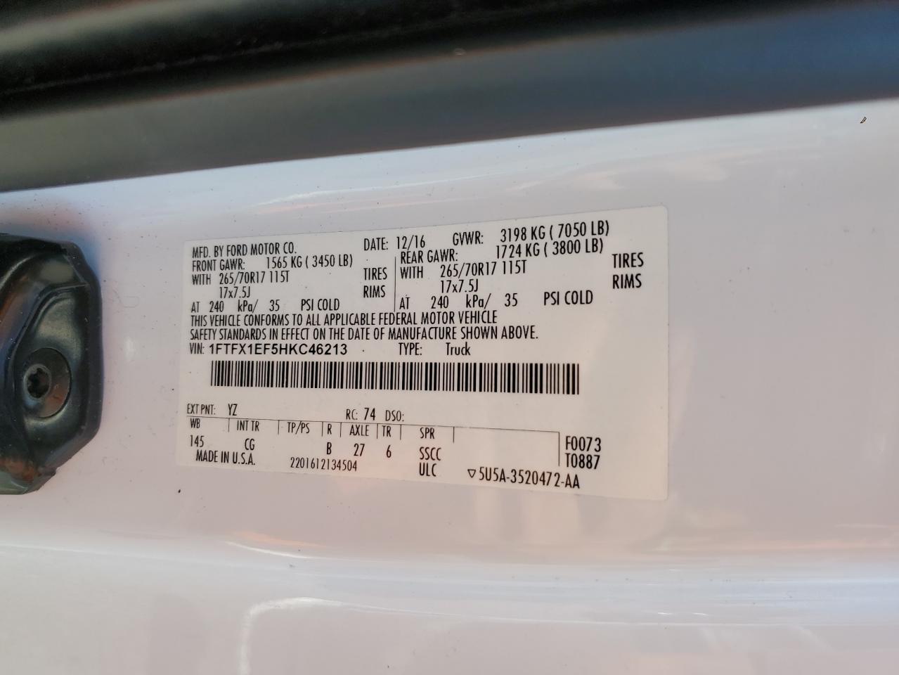 FORD F-150 SUPER CAB