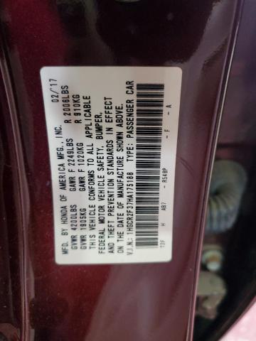 2017 HONDA ACCORD LX 1HGCR2F37HA175188