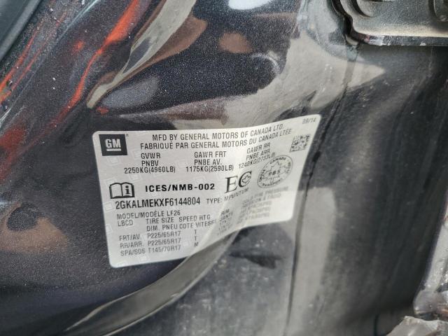 2015 GMC TERRAIN SL 2GKALMEKXF6144804