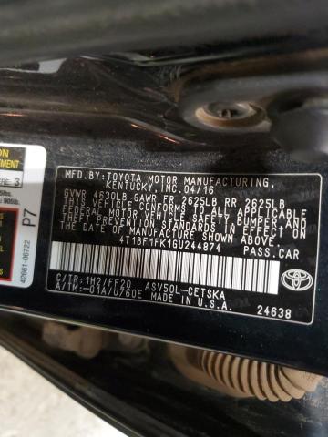 2016 TOYOTA CAMRY LE 4T1BF1FK1GU244874