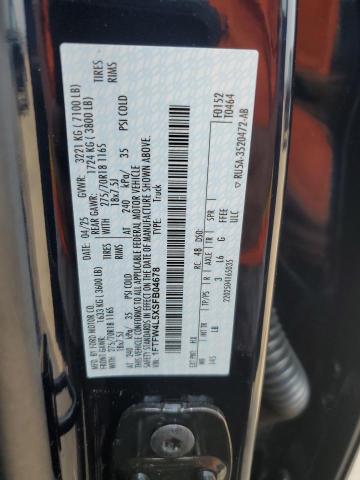 2025 FORD F150 TREMOR 1FTFW4L5XSFB04678