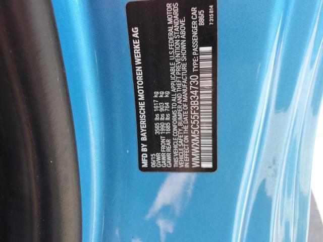 2015 MINI COOPER WMWXM5C55F3B34730