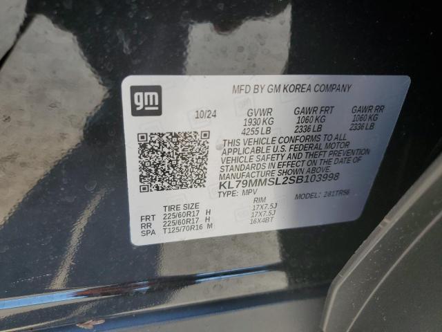 2025 CHEVROLET TRAILBLAZER LS KL79MMSL2SB103998