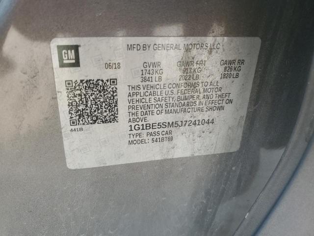 2018 CHEVROLET CRUZE LT 1G1BE5SM5J7241044