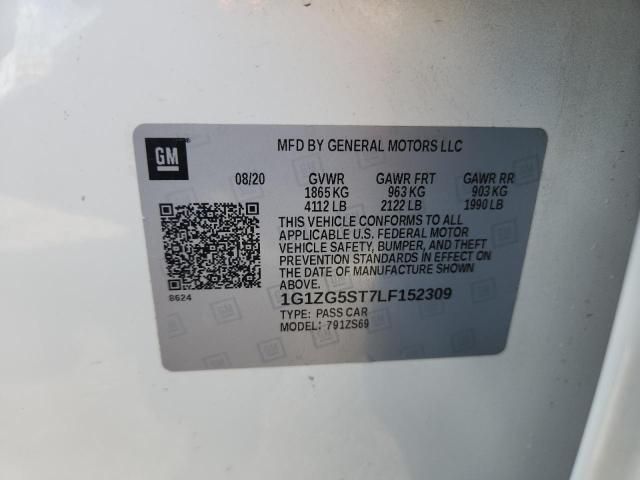 2020 CHEVROLET MALIBU RS - 1G1ZG5ST7LF152309