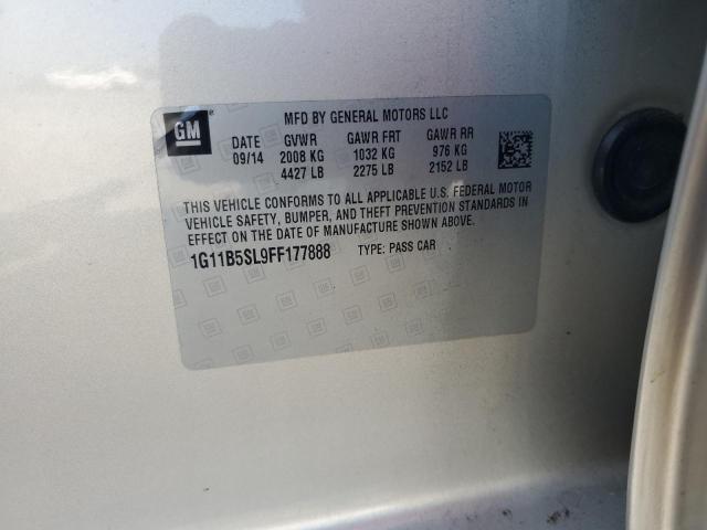 2015 CHEVROLET MALIBU LS 1G11B5SL9FF177888