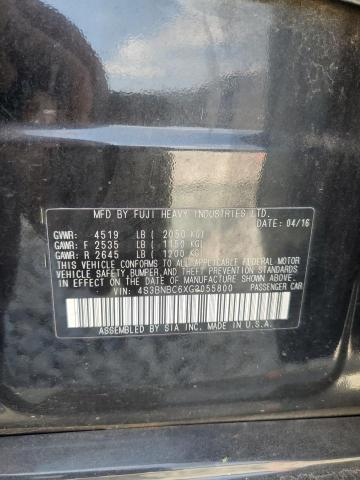 2016 SUBARU LEGACY 2.5I PREMIUM 4S3BNBC6XG3055800