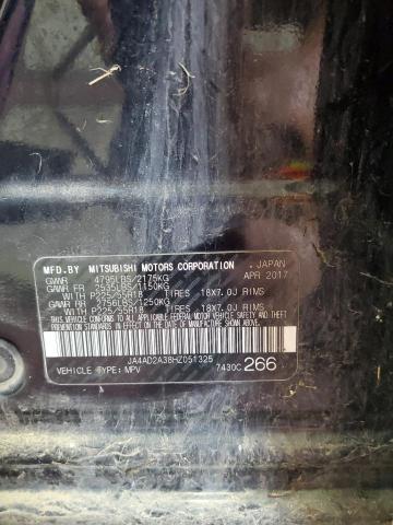 2017 MITSUBISHI OUTLANDER JA4AD2A38HZ051325