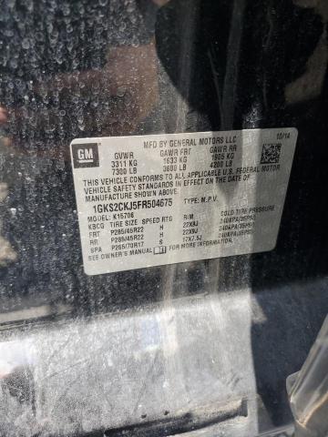 2015 GMC YUKON DENA - 1GKS2CKJ5FR504675