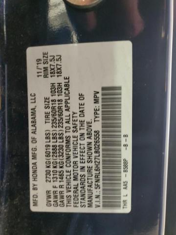 2020 HONDA ODYSSEY LX 5FNRL6H27LB026558