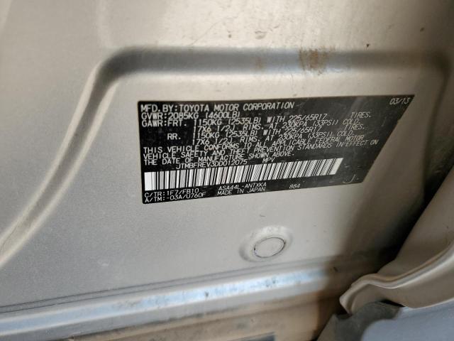 2013 TOYOTA RAV4 LE - JTMBFREV3DD012075
