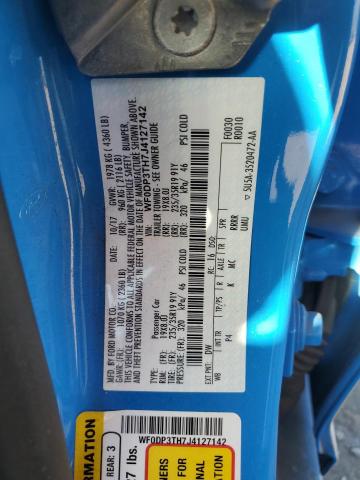 2018 FORD FOCUS RS WF0DP3TH7J4127142