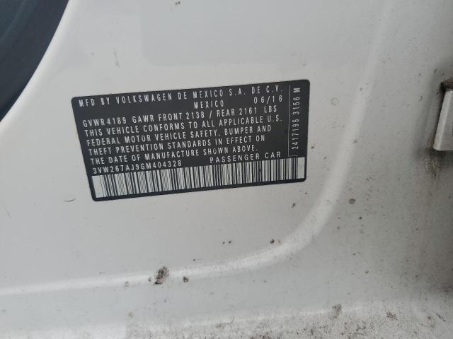 2016 VOLKSWAGEN JETTA S - 3VW267AJ9GM404328