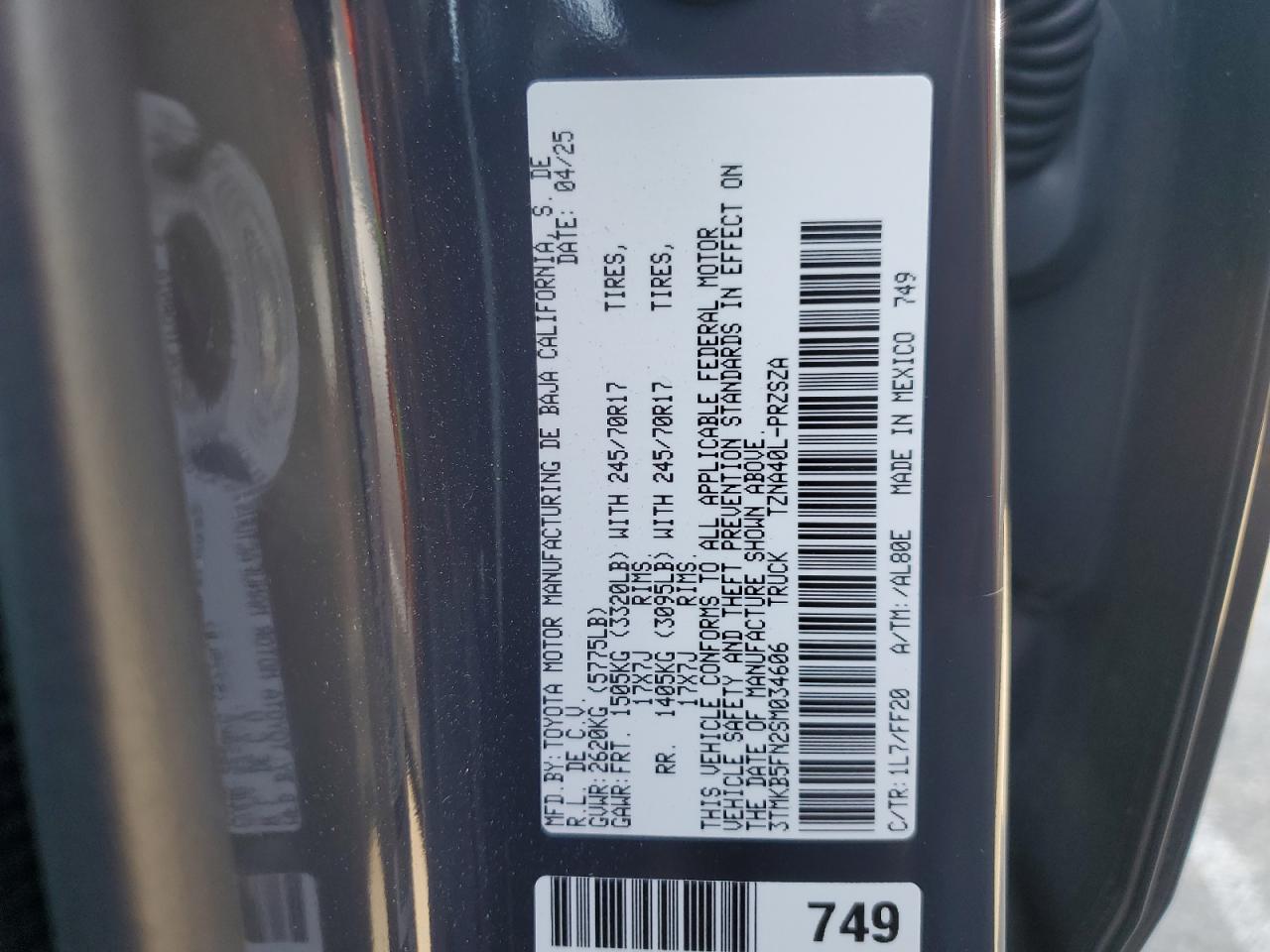 TOYOTA TACOMA DOUBLE CAB