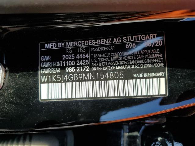 2021 MERCEDES-BENZ CLA 250 - W1K5J4GB9MN154805