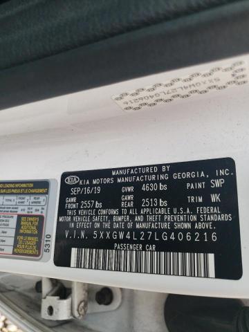 2020 KIA OPTIMA SX 5XXGW4L27LG406216