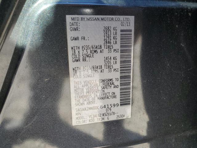 2013 NISSAN PATHFINDER - 5N1AR2MN8DC641599