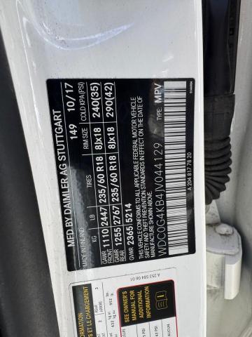 2018 MERCEDES-BENZ GLC 300 4M WDC0G4KB4JV044129