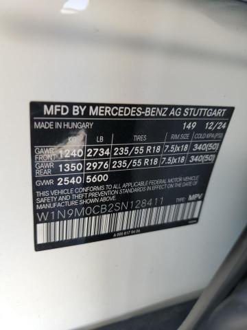 2025 MERCEDES-BENZ EQB 250+ W1N9M0CB2SN128411