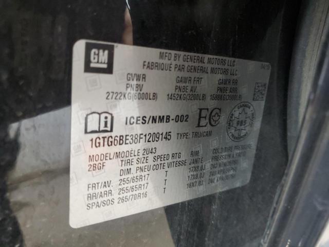2015 GMC CANYON SLE 1GTG6BE38F1209145