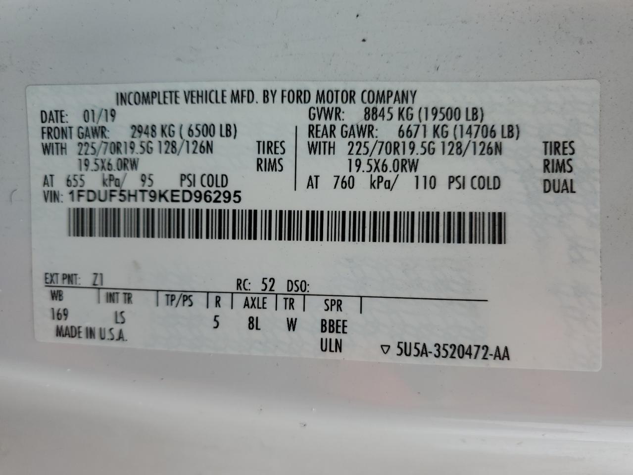 FORD F-550 SUPER DUTY