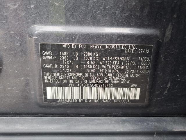 2013 SUBARU OUTBACK 2.5I PREMIUM - 4S4BRCGC4D3213453