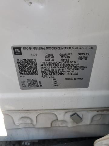 2021 GMC TERRAIN SL 3GKALPEV8ML331088