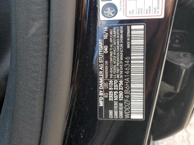 2017 MERCEDES-BENZ E 300 - WDDZF4JB6HA146346