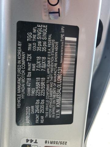 2020 HYUNDAI TUCSON LIM - KM8J33AL0LU280131