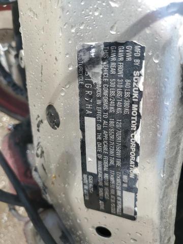2001 SUZUKI GSX-R750 JS1GR7HA112100120