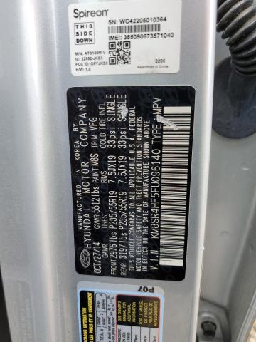 2015 HYUNDAI SANTA FE G KM8SR4HF5FU096140