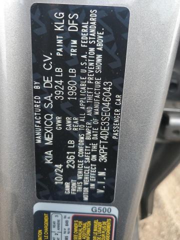 2025 KIA K4 LX 3KPFT4DE3SE046043