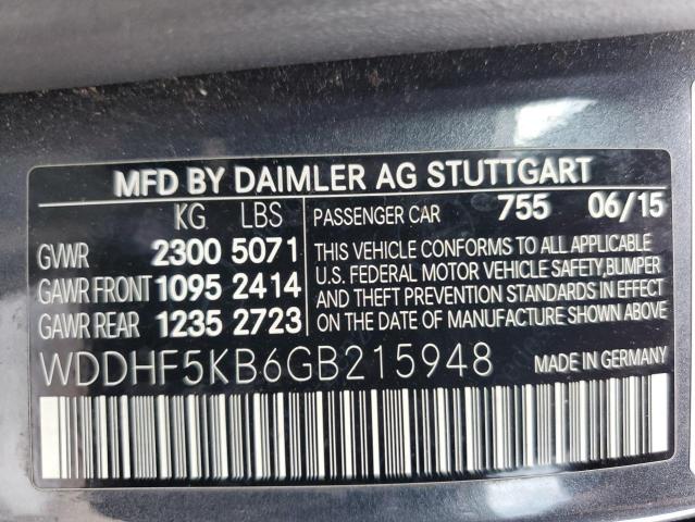 2016 MERCEDES-BENZ E 350 WDDHF5KB6GB215948