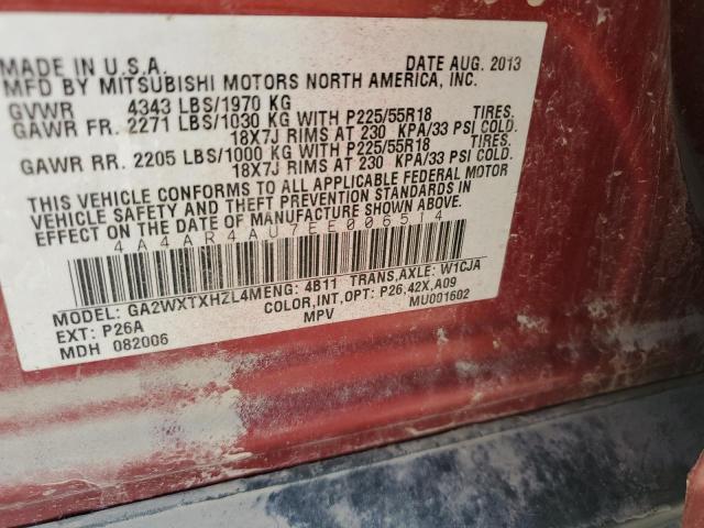 2014 MITSUBISHI OUTLANDER SPORT SE - 4A4AR4AU7EE006514