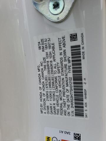 2025 HONDA CR-V EXL - 2HKRS3H77SH312102