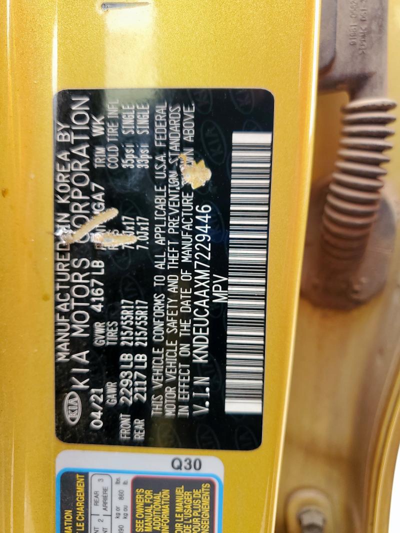 2021 KIA SELTOS S KNDEUCAAXM7229446