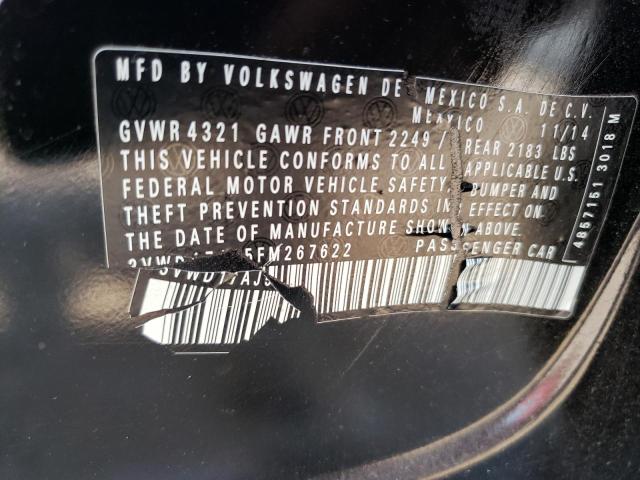 2015 VOLKSWAGEN JETTA SE 3VWD17AJ5FM267622