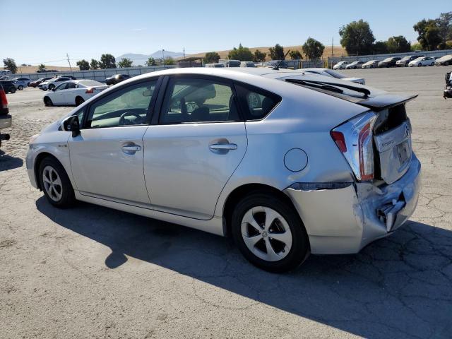 TOYOTA PRIUS 2015 silver  hybrid engine JTDKN3DU6F0475038 photo #3